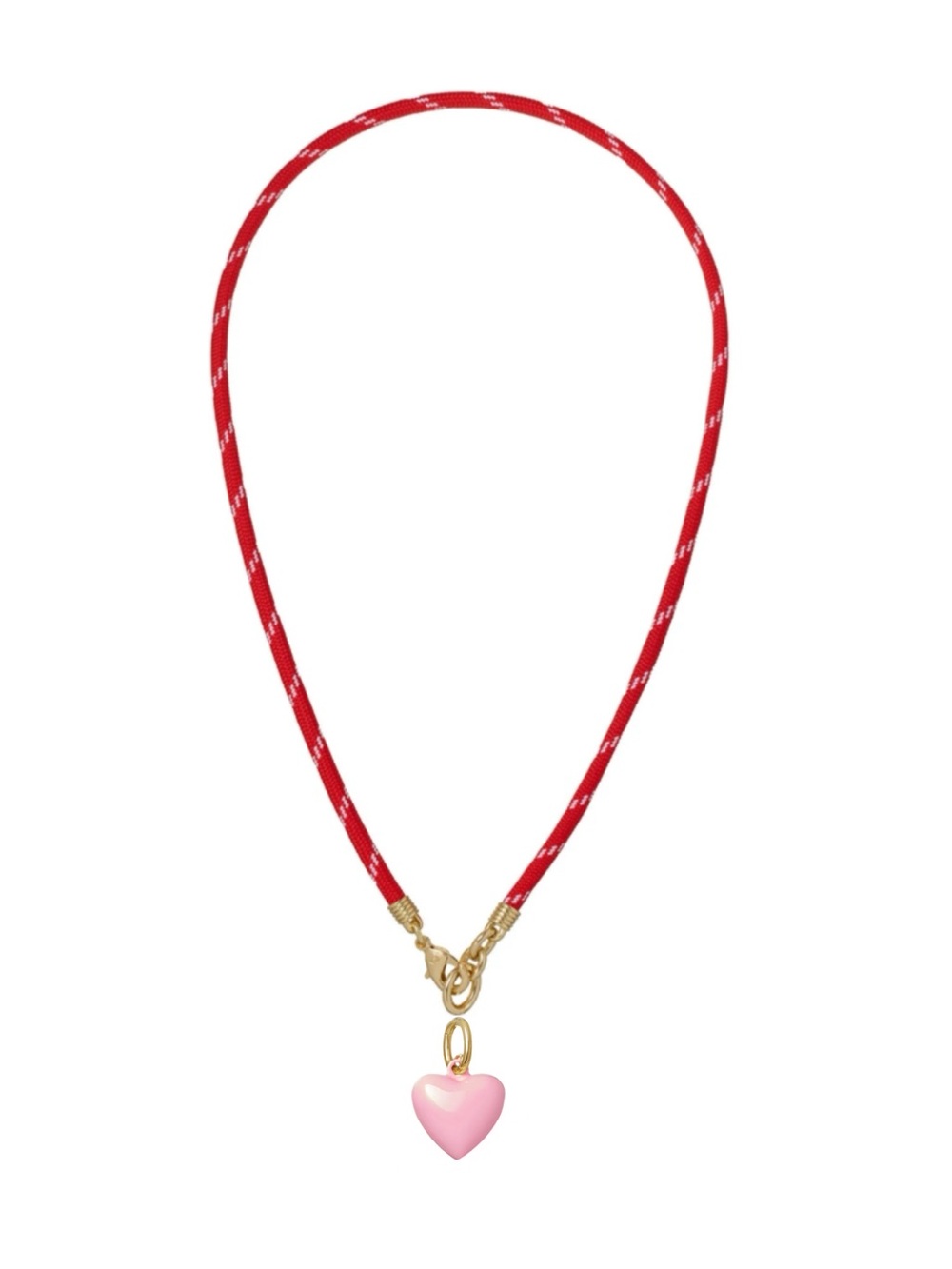 Roxanne Assoulin The Happy
Cord
Charm Necklace Red Cord
Cotton Candy Heart